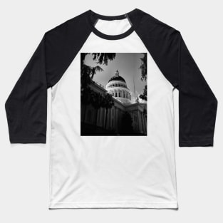 State Capital Building, Sacramento California Baseball T-Shirt